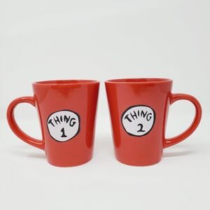 Dr. Seuss Thing 1 And Thing 2 Ceramic Mug Set